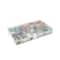 6 Pack: 13.5" x 8.5" Clear Adjustable Plastic Storage Case by Simply Tidy®